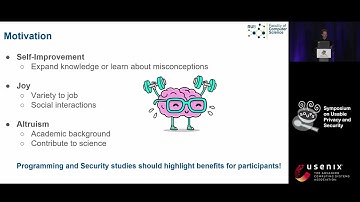 SOUPS 2023 - On the Recruitment of Company Developers for Security Studies...