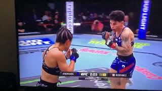 UFC 319 Andrade vs Godinez 3er Round