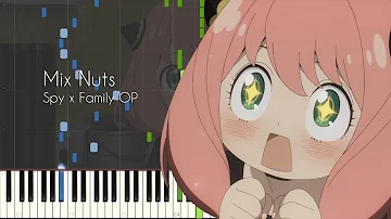 [FULL] Mix Nuts - Spy x Family OP - Piano Arrangement [Synthesia]