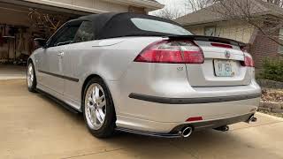 2007 SAAB V6 2.8 - Taliaferro 3" Catless Downpipe & Midpipe - Cold Start