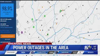 KUB: 99 percent of power restored after high winds cause 12,000 outages