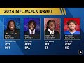 FINAL 2024 NFL Mock Draft By Chat Sports Ft. A TRADE In Round 1 & Pick Projections