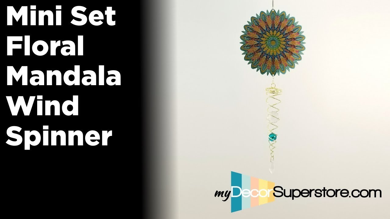 Floral Mandala Wind Spinner Mini Set YouTube