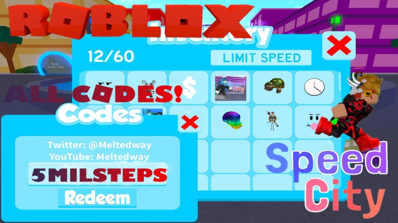 Speed City New Codes Race Hack Roblox Youtube - limit speed roblox