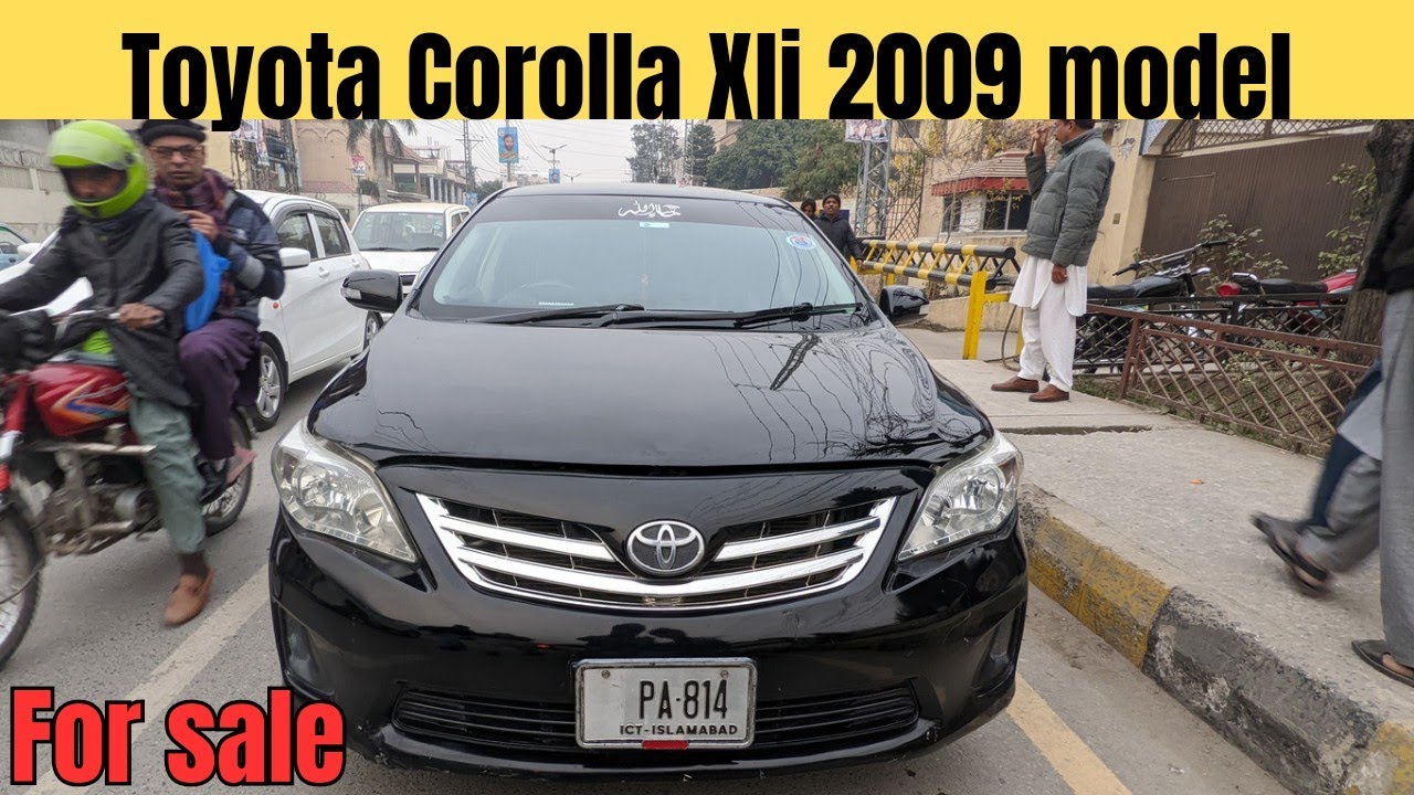 Toyota Corolla XLI 2009 model For sale | Toyota Corolla XLI full review | Used cars for sale