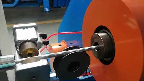 800 Cantilever single twist buncher twisting 12 cores 1.5sqmm cable with 100mm pitch with tapping