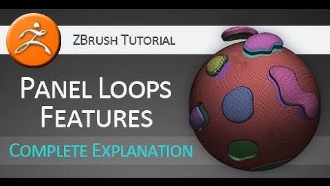 ZBrush tutorial: Panel Loops features complete explanation
