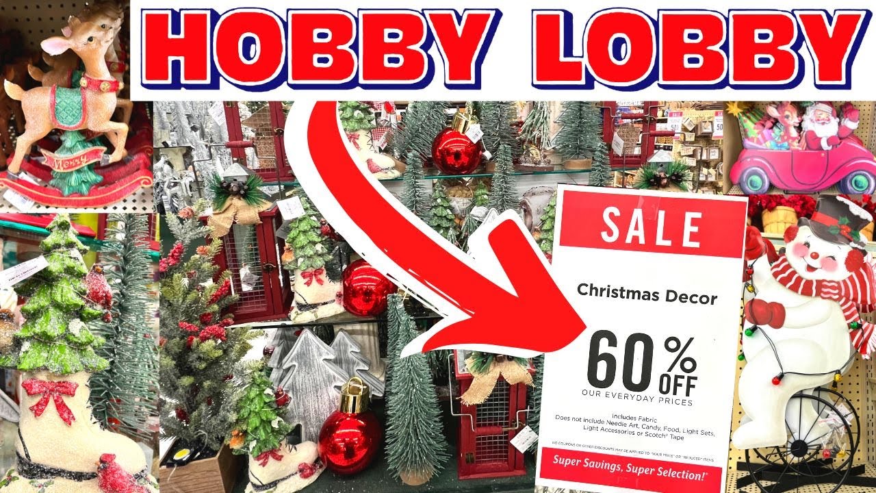 ????????HOBBY LOBBY 60% OFF NEW CHRISTMAS DECOR|| UNHEARD OF MARKDOWNS ...