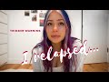 I RELAPSED... (+ HOW I GOT BACK ON TRACK) / bulimia + anorexia recovery