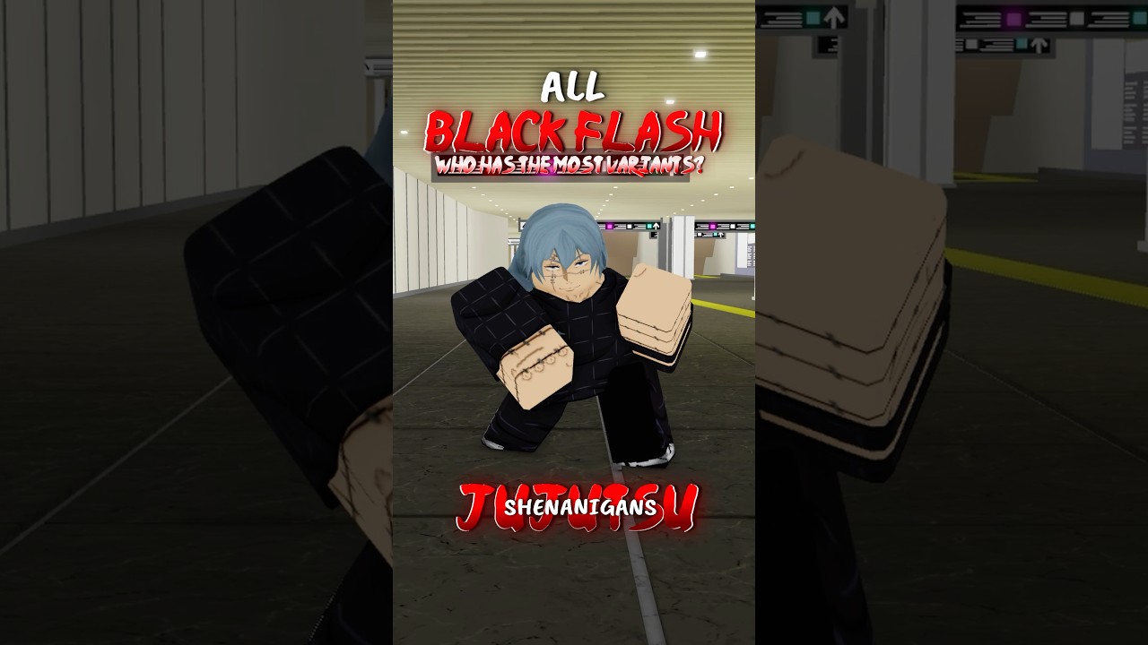 ALL BLACK FLASH IN JJS V1.83 #jjs #jujutsushenanigans #jjkgame #robloxfyp #gojo #jjk #jujutsukaisen 