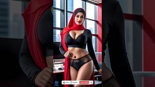 4K Ai Art Lookbook Video Of Arabian Ai Girl ｜ Arab Busty Beauty