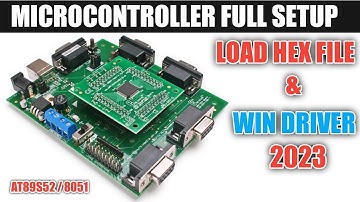 Learn Microcontroller 8051 full development || AT89S52 Development Board Full Setup 2023