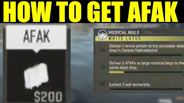 How to Deliver 5 AFAK or large medical bags to the same dead drop (Medical Mule Faction Mission) DMZ