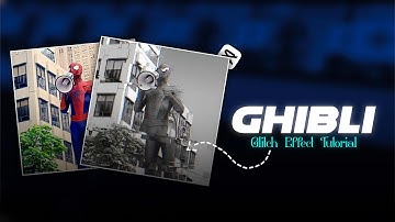 Trending Ghibli Glitch Effect Tutorial In CapCut | Rahul Royzzz