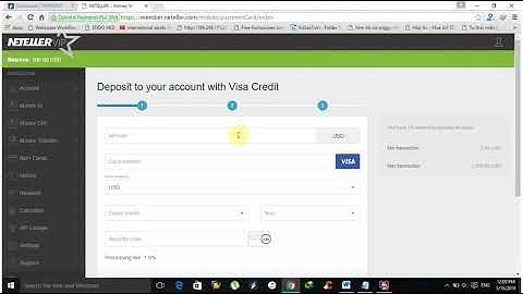 Hướng dẫn Nạp vào tài khoản Neteller