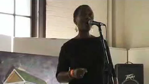 Ann Caldwell with Roger Bellow at 2008 Art of Sound