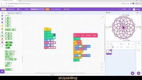Lập trình Scratch vẽ đa giác đều có sử dụng blocks hay thủ tục