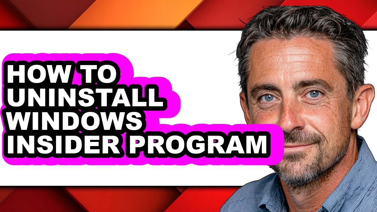 How to Uninstall Windows Insider Program - Step by Step - YouTube