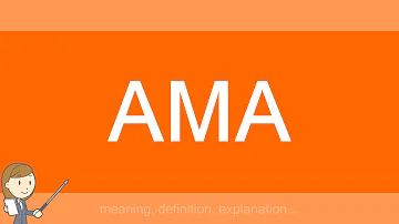 What does AMA stand for slang?