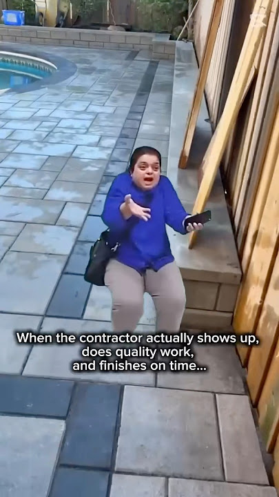 When The Contractor Actually Shows Up, Dose Quality Work, And Finishes On Time… #shorts #target