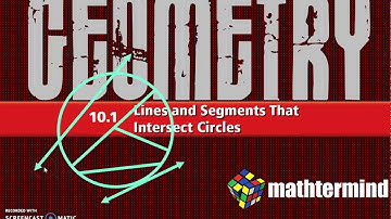 BIM Geometry 10-1 Lines and Segments that intersect Circles