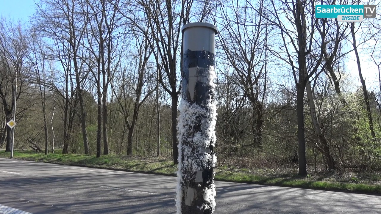 Saarbrücken: Blitzer geteert und gefedert