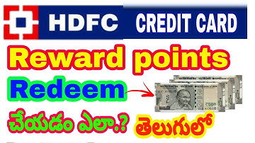 how to redeem HDFC credit card reward points in Telugu
