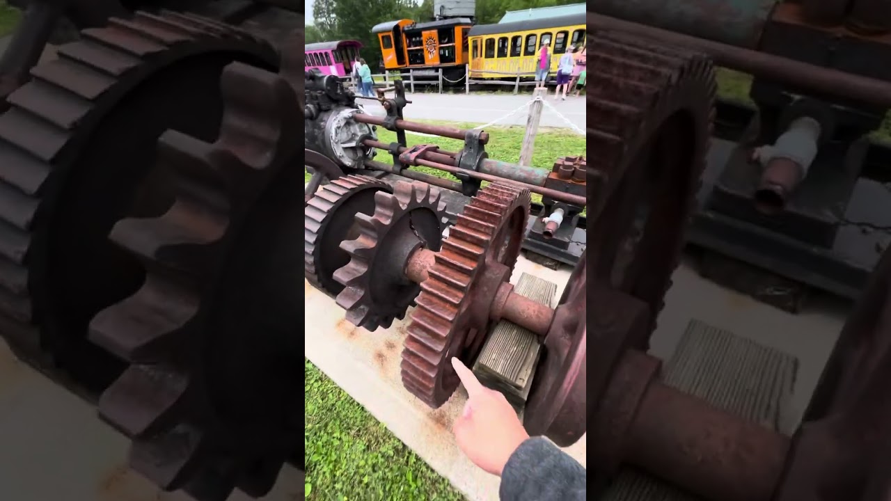 Different types of gears at the Cog Railway 2