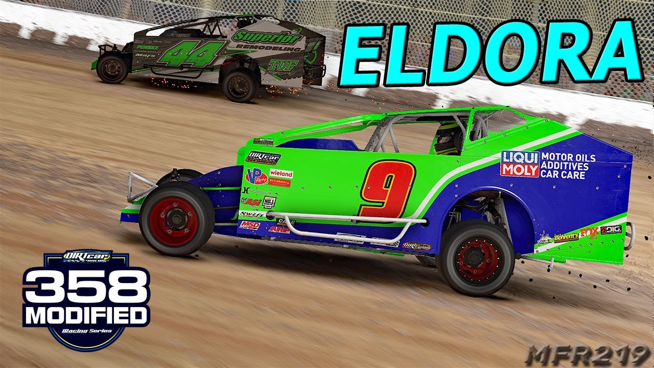 Unexpected - 358 Modified at Eldora - iRacing Dirt Oval Gameplay