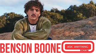 Benson Boone Answers Bonus Ask Anything Questions