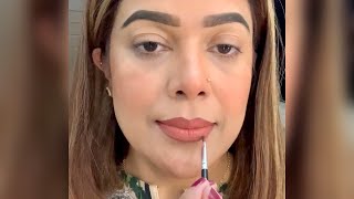 How to apply lipstick perfectly lipstick tutorial #shorts #youtubeshorts
