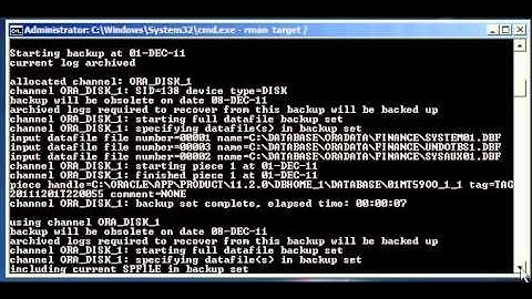 Oracle DBA Justin - How to use the RMAN keep until time retention policy