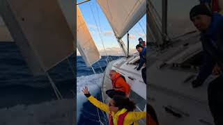 Nothing beats a massive splash to wake you up! Who’s ready for an adventure? 💦 #sailinglife