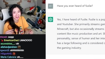 Fuslie Trys ChatGPT For The First Time