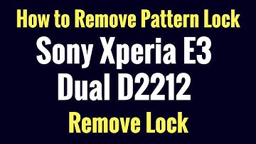 Sony Xperia E3 Dual D2212 Unlock done with Flash tool