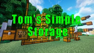 Tom's Simple Storage Mod Guide | #minecraft #mod #guide #storage