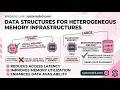 Data Structures for Heterogeneous Memory Infrastructures | DRAM, NVM, CXL