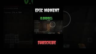 Minecraft Epic Moment 😱 #minecraft #minecraftepicmoment #0.0001%chance #veham #shorts