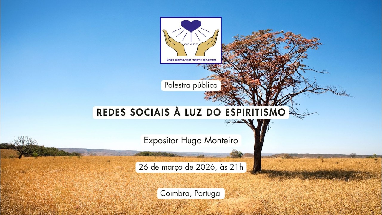 Palestra espírita "Redes sociais à luz do espiritismo" - Hugo Monteiro