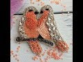 птички из бисера. beaded birds