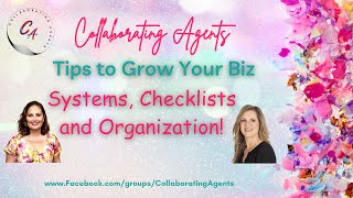 Systems Checklists & Organization
