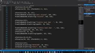 Famous OpenGL OpenFrameWorks Adding Text with Variable Info Sprintf Profile