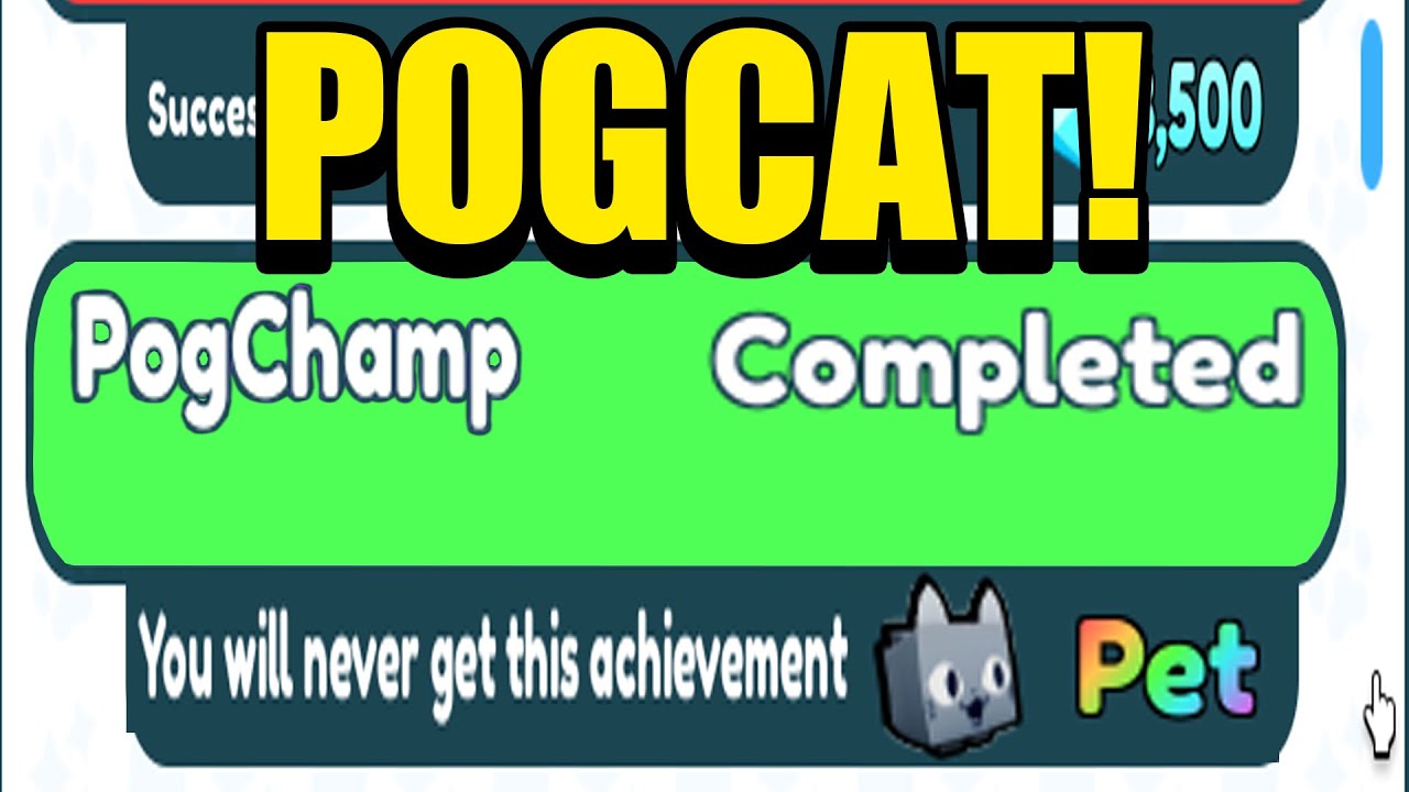 Pogcat How to get POGCAT? Secrets Revealed | Pet Simulator X Roblox - YouTube