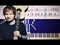 Ed Sheeran - Happier - Piano Tutorial + SHEETS