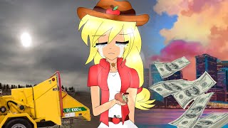 Backstory Of Applejack - My Little Pony Animation Blame Magenta Star Demon Animations