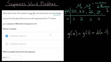 Sequence Word Problems: Arithmetic Sequences