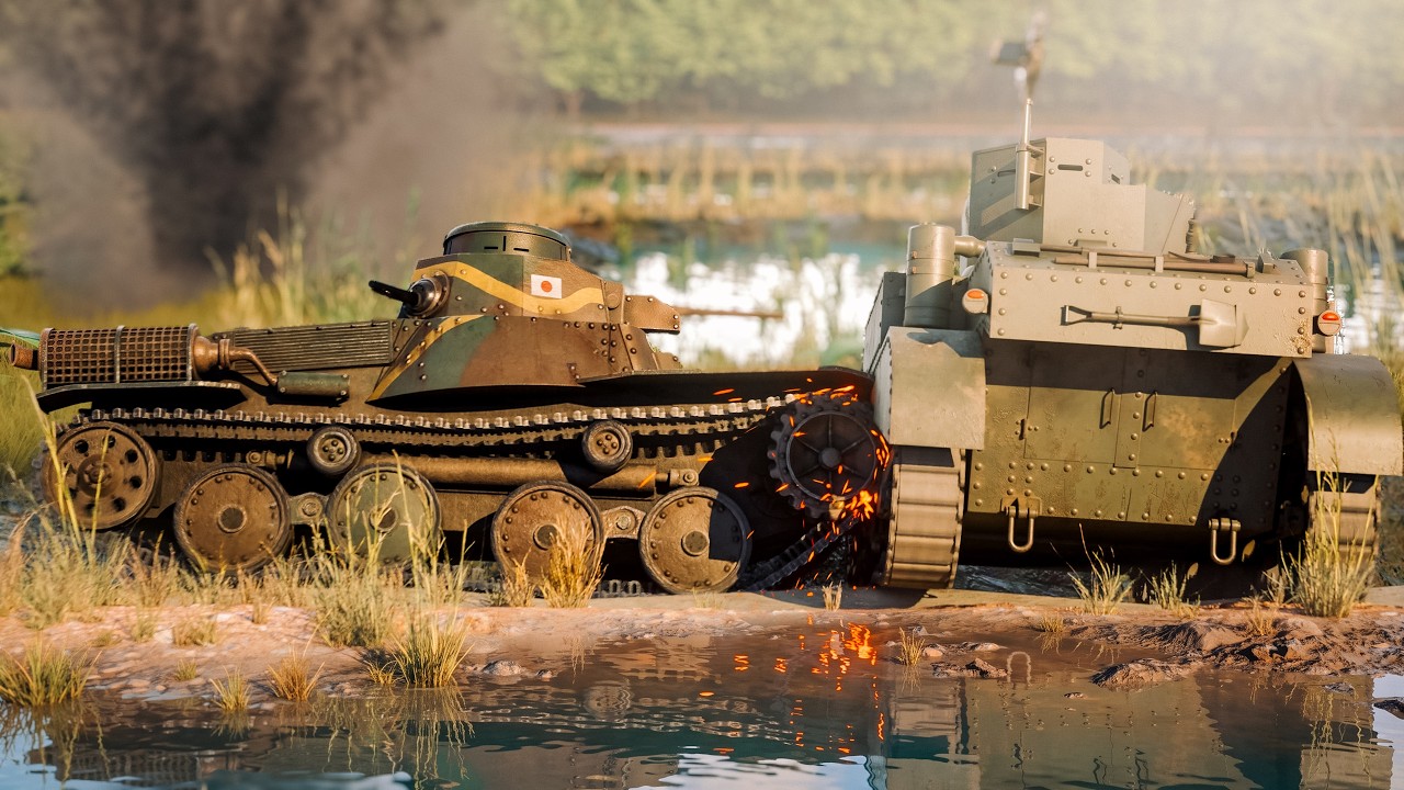 When Ha-Go Tanks Ambushed M3 Stuarts: Trailer