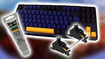 Lube Keyboard Stabilizers Without De-soldering (No Rattle)