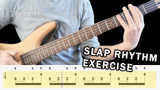 Slap Bass Timing Exercise