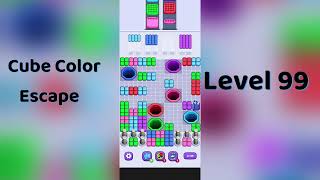 🧩 Cube Color Escape Level 99 Walkthrough | Step-by-Step Guide 🎮 | Go Answer